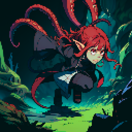 eyeball monster tentacles full-body