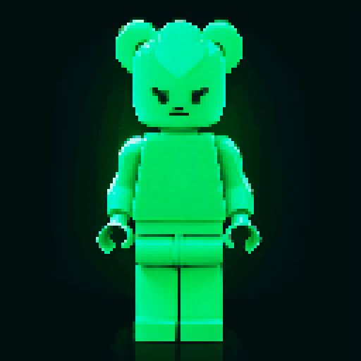 colorful pixel lego blocks arranged in a playful, vibrant composition, showcasing the intricate details and vibrant colors of pixel art in the sRGB color space