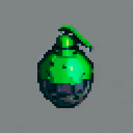 futuristic grenade