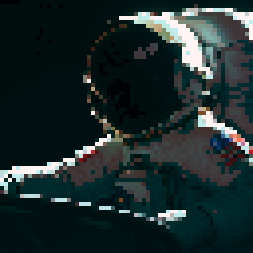 an astronaut ((fully detailed and realistic no deformations )) lost on the moon, in the realistic sci-fi and cinematic Photographic style, extremely detailed in 4k/8k with cinematic lighting with a feeling of despair and suffocation No face showing, just the reflection of the helmet 