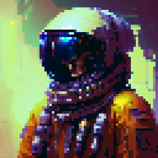 A male space farmer on Mars