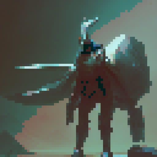 warrior wearing armor, running, side view