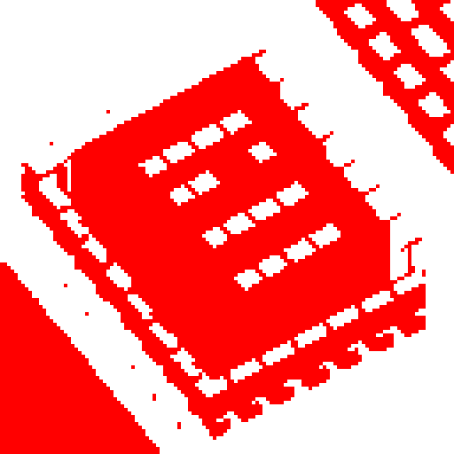 TSMC 7nm process wafer; striking beauty of engineering; marvel of physics; cute pixel art render