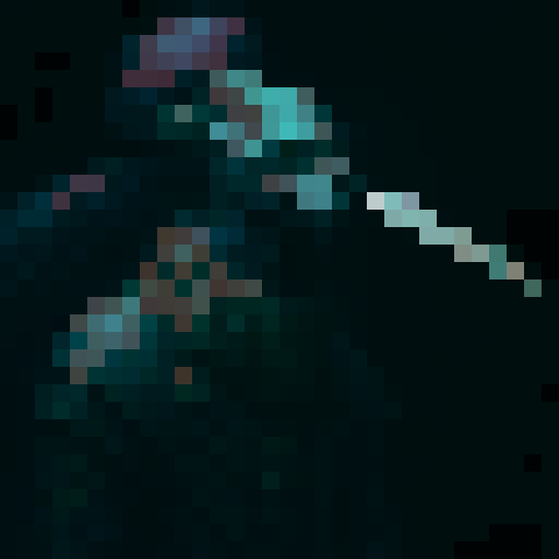 somber warrior, RPG Maker MZ character walking sprites, dark colors, fantasy RPG