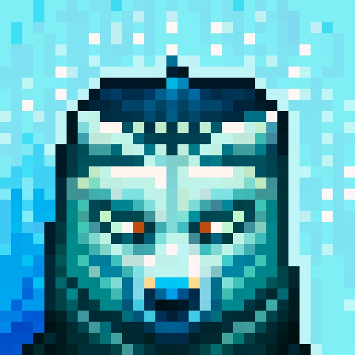 wolf avatar, portrait, glowing eyes