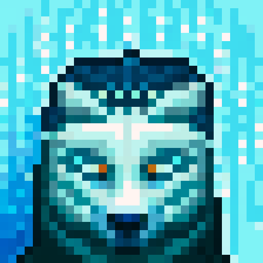 wolf avatar, portrait, glowing eyes