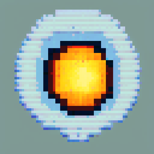 Pixel sprite sheet, Cresent moon turning into a full moon eclipse