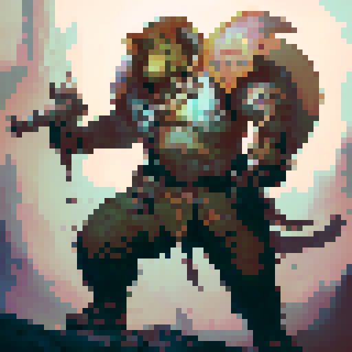 Croc Warrior RPG hero