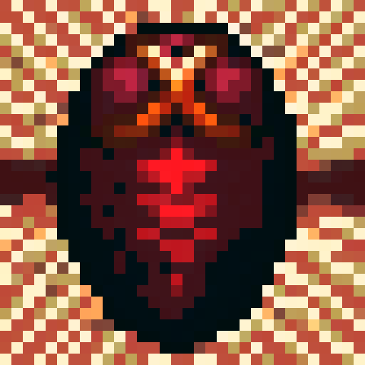 speed icon sword, vibrant red, pixelated, game icon, skillfully crafted, intricate details, 32x32 pixels, sRGB colors, close-up view, portrait style, dynamic shading, glossy finish
