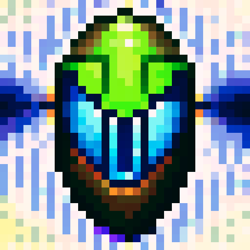 water balloon with evil energy emanating within, dark and ominous background