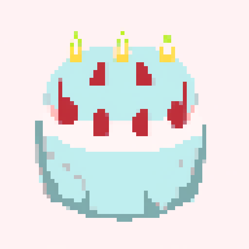 pixel art with a white background 