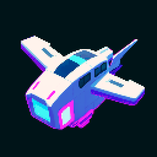 Futuristic flying vehicle in the shape of a cat from a top down view