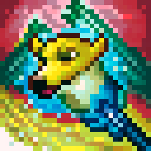 full grown golden retriever standing on a beach, blue ocean in the background, detailed