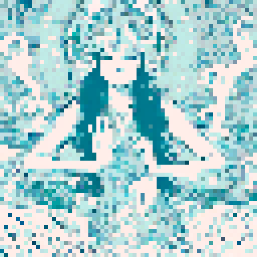 A mystical mermaid looking towards the viewr.