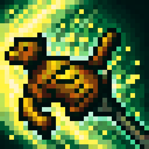 bear, tank, game icon, 32x32 pixel art, sRGB, skill art, close up, portrait