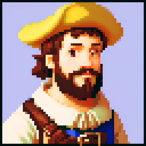 portrait of a scruffy looking first mate 16th century