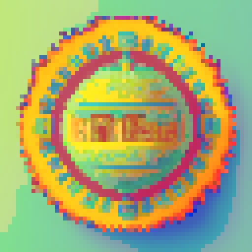 dollar bills, vibrant colors, pixelated texture, stacked neatly,  cascading from above, creating a mesmerizing pixel art masterpiece