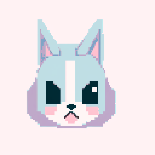 pixel art with a white background and a contour for the shape