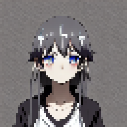 edgy girl, transgender whit heterochromia