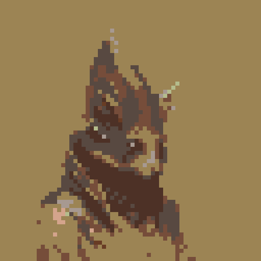 small fantasy icon of ratman spearman