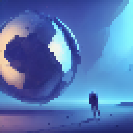 Brown man hovers, space, dark earth, Nike sneakers, jeans, t-shirt, animated, Fantasy RPG.