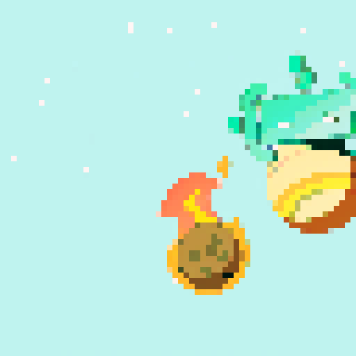 Pixel art background from space