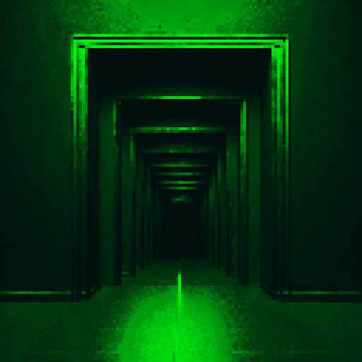 wide shot, open door, infinite doors, landscape, portrait