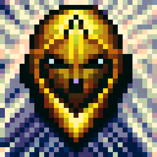 perler bead design knight