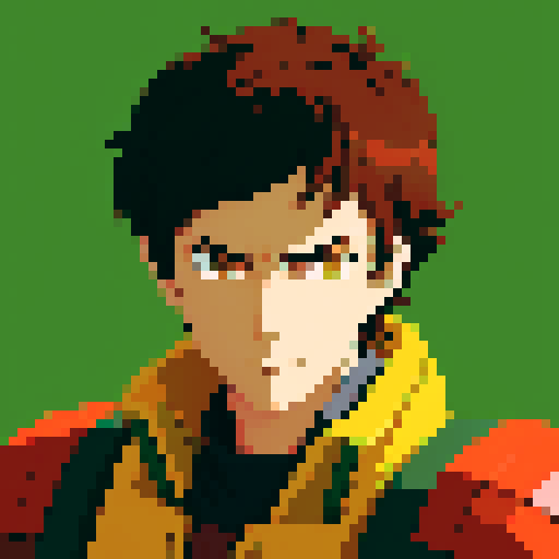 Male Zeon pilot with brown hair 