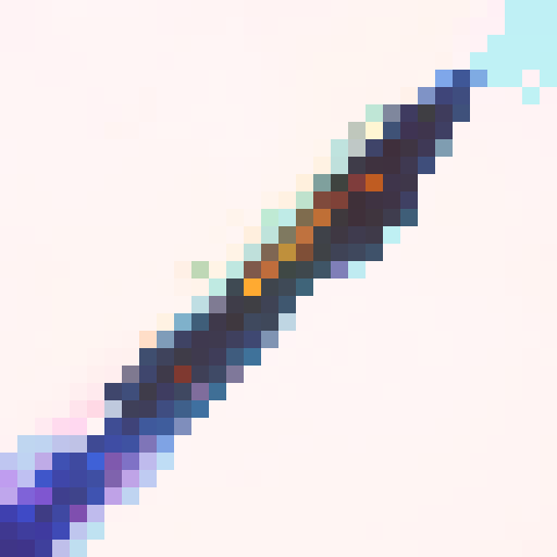 Magic wand, glowing with ethereal light, conjuring mythical spells, in the style of a fantasy RPG