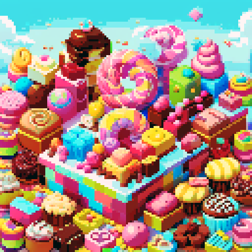 composition with sweets