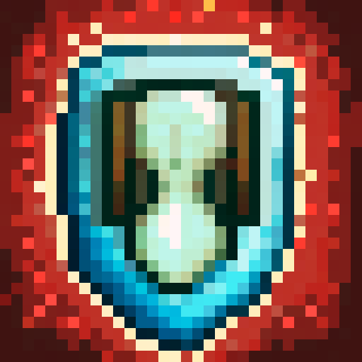 rock, pastel-colored stone, skillfully rendered 32x32 pixel game icon, close-up portrait with vibrant sRGB colors