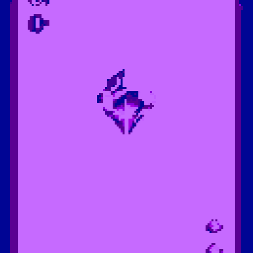 Create a purple amethyst gem in the center of the card