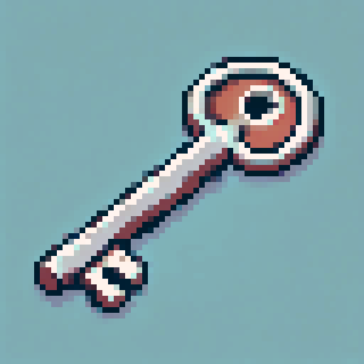 rusty key