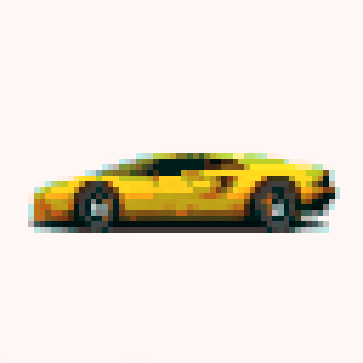 a small slick racing car, shot from the side, smoke coming from under the wheels