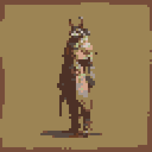 small fantasy icon of a ratman archer for use in a fantasy wargame
