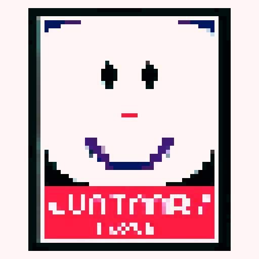 Make it more mysterious, make the face sad and change the color to dark purple