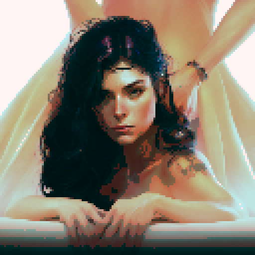 front-view of sexy naked woman getting fucked from behind
