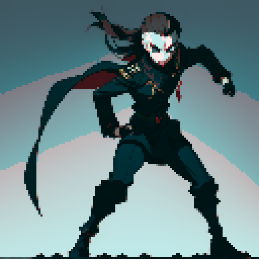 Evil army, black uniforms, evil soldiers, skull masks, full-body image, facing left, ready to fight, full body