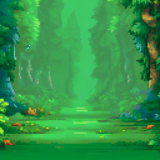 a carpet of overlapping green leaves