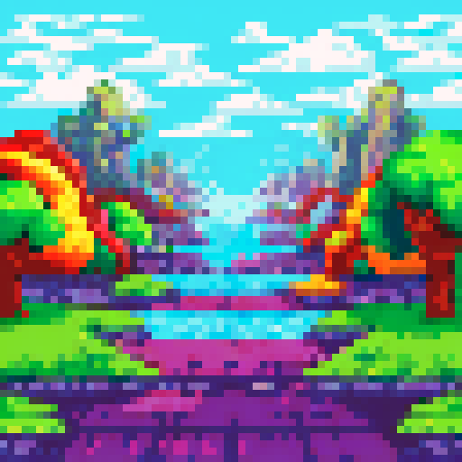 Colorful and playful, a sprite sheet of adorable monsters with big eyes and fluffy fur, each with their own unique shape and vibrant hue, white background. 16x16 style.