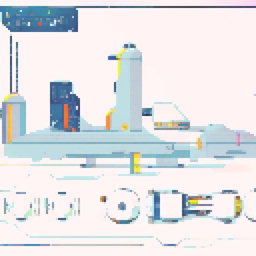 space ship, top down view, retro, pixelated, vibrant colors, sleek design, futuristic, glowing engines, stars in the background, cockpit window, control panel, blinking lights, joystick, solar panels, exhaust trails, floating asteroids, alien planets