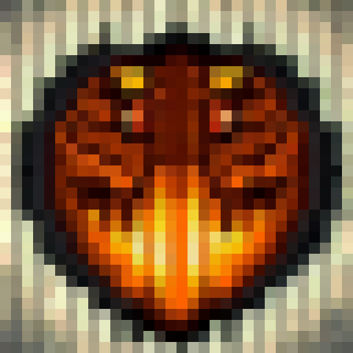 Fiery dragon soaring through misty mountains, knight in shining armor charging with lance, castle in the distance, all in pixel art style.