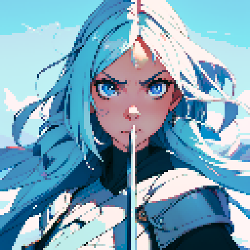 person being cut in half by a giant sword