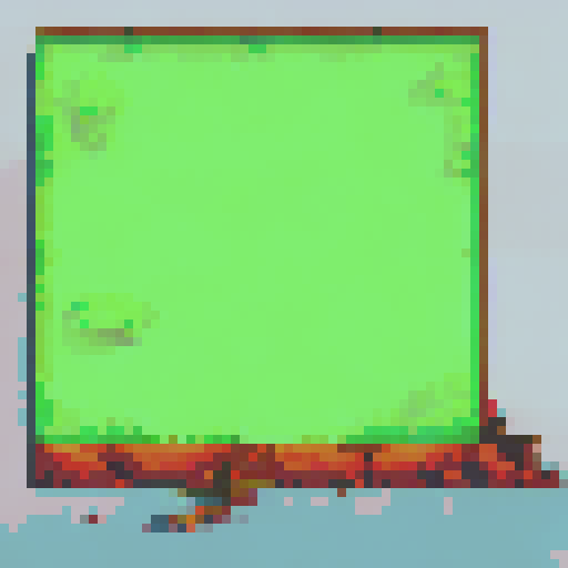 create a simple square 3d island i can use as an asset in my game