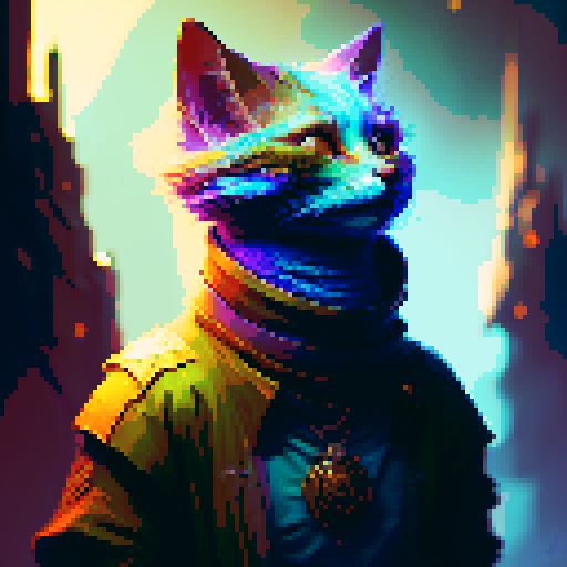 A land of different colored cats