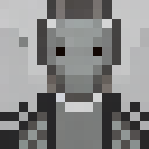 1-bit grandpa portrait