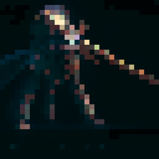 somber warrior, RPG Maker MZ character walking sprites, dark colors, fantasy RPG