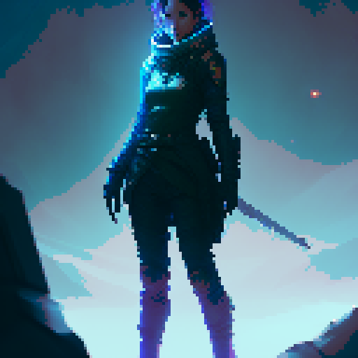 Female Thief, stealthy, slyly evading detection, with a thin frame, Looking around, in a fantasy RPG art style