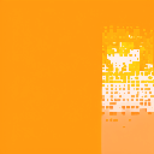 vibrant tangerine texture, pixelated fruit, textured peel, sRGB color space, detailed segments